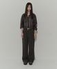 MUSINSA STANDARD WOMAN Women'S Leopard Wide Denim Pants [Khaki Gray]