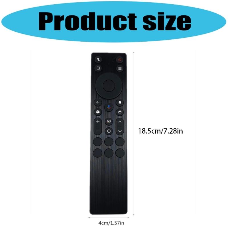 Voice Controlled TV Remote Controller For Voice TV RC813A FMB4 Intuitive Layout Shockproof