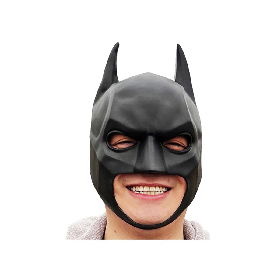 Two Styles Cosplay Movie Character Super Cool Bat Hero Funny Halloween Mask Half Face Head Cover Carnival Party Costume Props