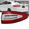 Compatible Rear Tail Light Assembly for Ford Mondeo 2013-2016: Brake, Reverse & Turn Signal Lights