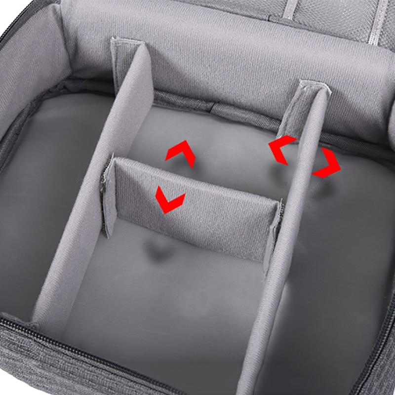 Travel Cable Bag Portable Digital USB Gadget Organizer Charger Wires Cosmetic Zipper Storage Pouch Kit Case Accessories Supplies