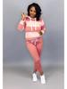 European & American Women's Autumn/Winter Cotton Hoodie & Sweatpants Set