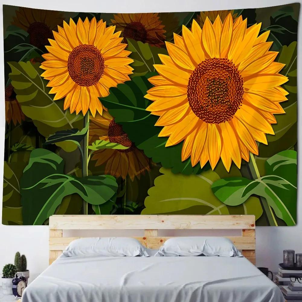 Enchanting Floral Tapestry  Vibrant Garden Scene Sunlit Pathway  Unique Wall Art for Bedroom  Nature Lover Gift
