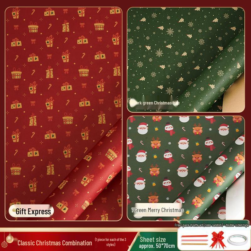 Colorful Cartoon Gift Wrap for Kids – Christmas & Birthday Paper for Boys and Girls with Flower Design