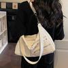 Rivet locomotive wind large capacity tote bag female