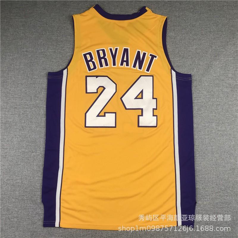 Embroidered NBA Los Angeles Lakers 24 Kobe Bryant Basketball Jersey Men Women Fall Winter