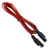 WMYCONGCONG 4pcs 1.9M 18AWG SAE-SAE Extension Cable Quick Disconnect Wire Harness SAE Connector Charger Double Head SAE Adapter Connector