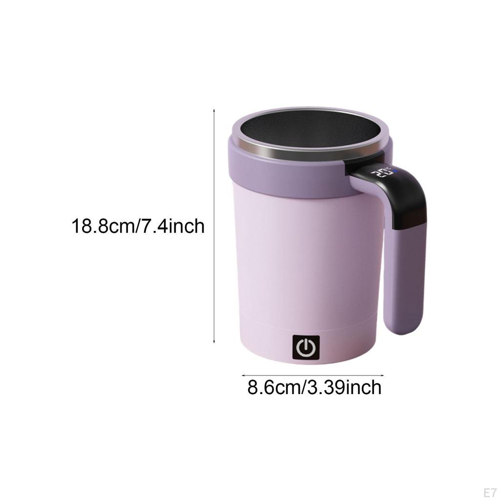 Automatic Stirring Coffee Mug Waterproof Comfortable Accessory for Office Travel Gym