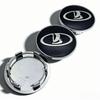 4pcs Black Silver Lada Logo Emblem Car Wheel Center Caps 69MM Clips 56MM Wheels Hub Dust Cap Rim Hubcaps Cover Car Accessories
