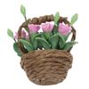 Miniature Flowers Exquisite Exterior Vivid Design Fine Workmanship Miniature Dollhouse Plants