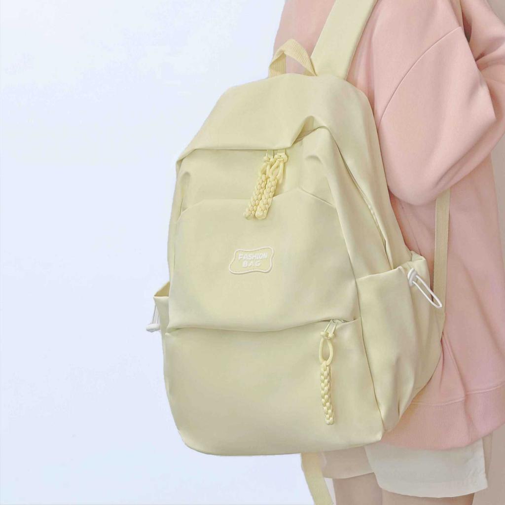 School Bag Junior High School Girls College Students High School Students Niche Large Capacity Backpack Computer Travel Backpack