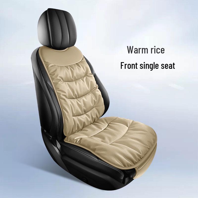 Universal Warm Cloud-Feel Car Seat Cushion: Autumn/Winter Wear-Resistant Down Cotton with Ergonomic Support
