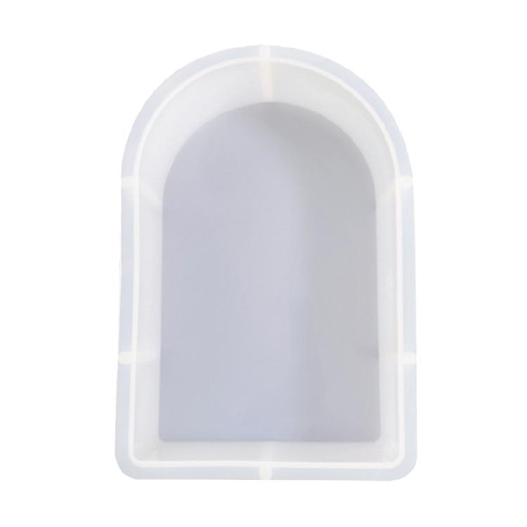Mirror Epoxy Resin Silicone Molds House Shaped Beautiful Crystal Ornament 1