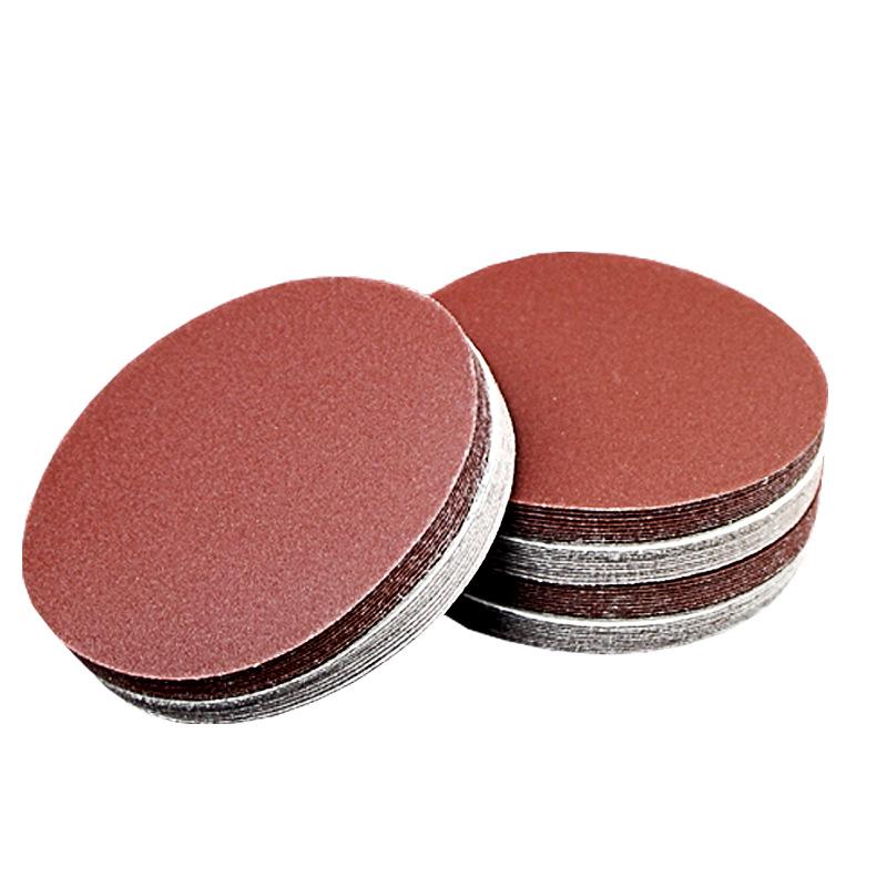 Self-Adhesive Flocked Sandpaper Discs: 4-inch, 5-inch, 7-inch, 9-inch for Woodworking & Wall Grinding