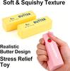 Butter Squishy Toy, Slow Rising Squishy Butter Squeeze Sensory Toy for Adults To Alleviate Anxiety and Reduce Stress