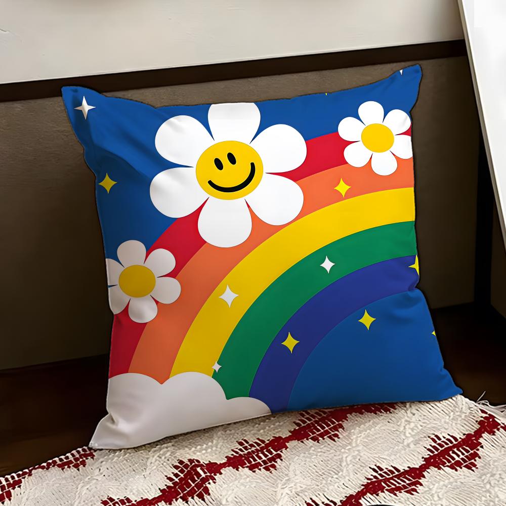 Brand WwiggleS WwiggleS Cushion Cover Reversible Soft Durable Pillow Cover Home  Car MultiScene Use for Daily Comfort