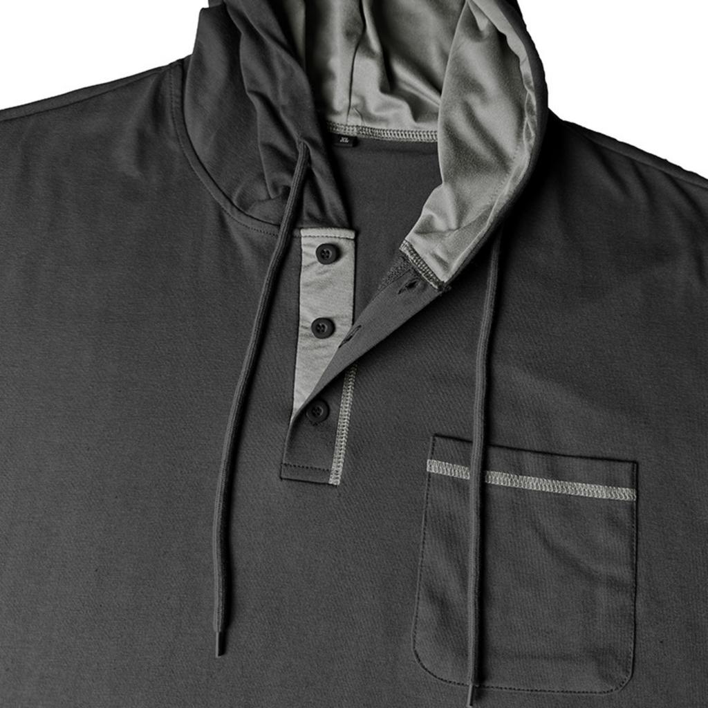 Men's Short-sleeved T-shirt With Hood And - Jacket - Summer Outdoor Top