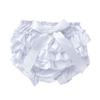 Criança bebê infantil menina bowknot babado Bloomer fralda cueca calcinha fralda