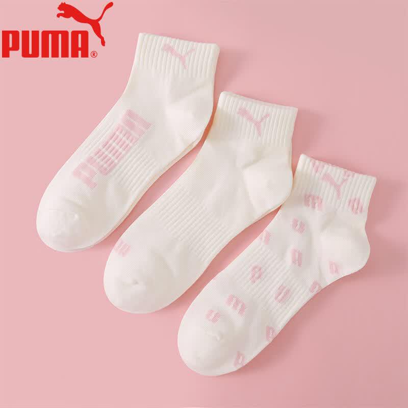 PUMA Women's Breathable Mid-Calf Socks 3-Pair Pack