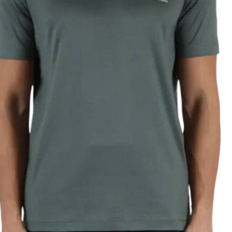 Emporio Armani Solid Color Crew Neck Short Sleeve T-Shirt Men Tops Gray-Green 8N1TD8-1JUVZ-U9083