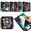 Children Magical Painting Art Stickers Painting Handmade DIY Transfer Sticker Cartoon Colorful Birthday Gifts for Boys Girls TMZ