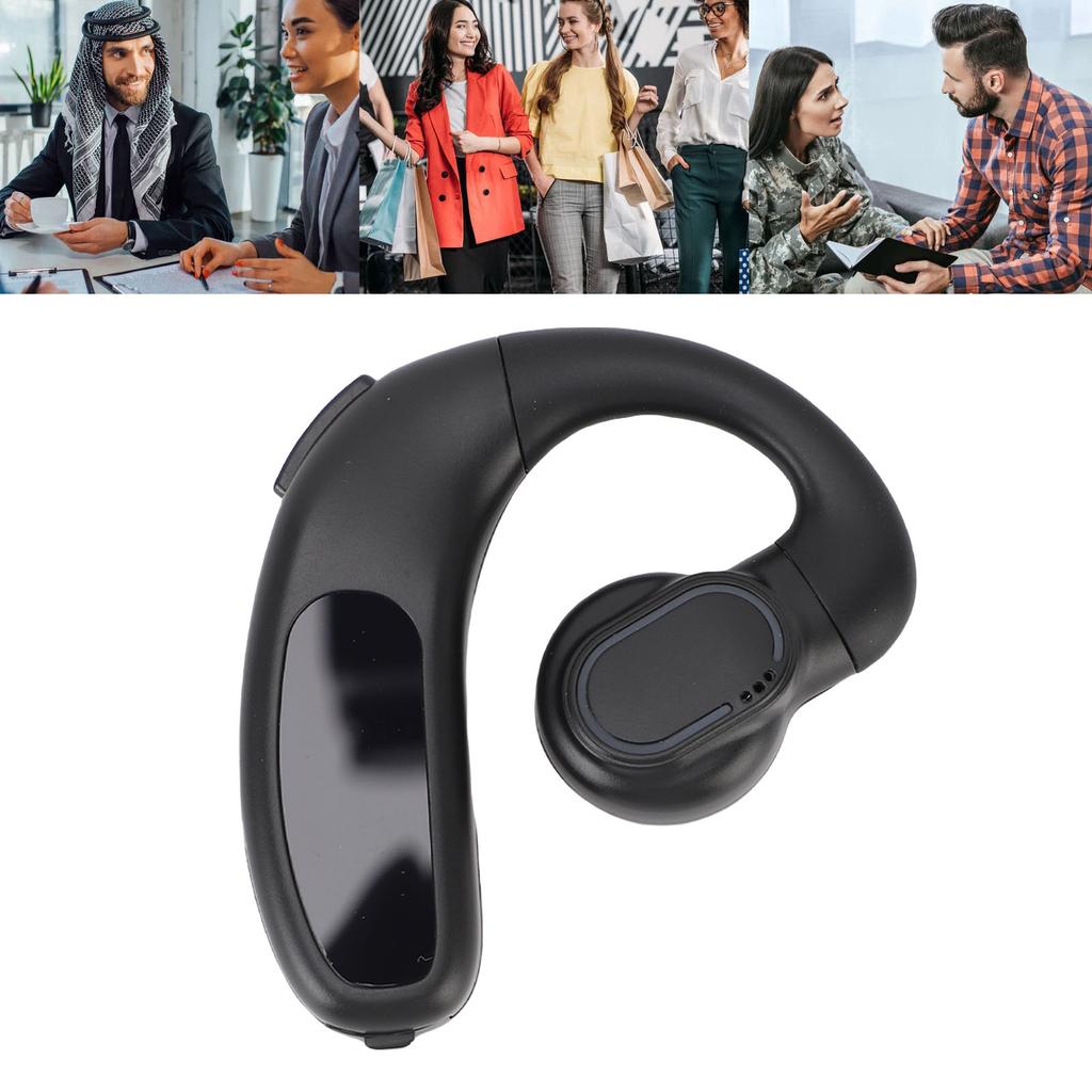 Ohrhörer 180° drehbar Regendicht Bluetooth 5.5 Digitalanzeige Ohrbügel Kabellose Ohrhörer Blueto