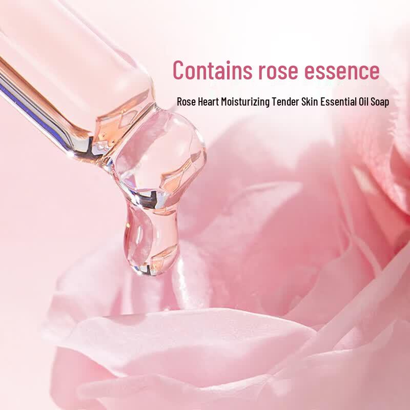 Longliqi Rose Heart Moisturizing Essential Oil Soap