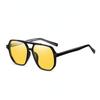 Herren Business Oversize Sonnenbrille Outdoor Sonnenbrille Retro Großer Rahmen Damen Sonnenbrille UV400 Schutz Brille Nicht-Polarisiert Modeaccessoire