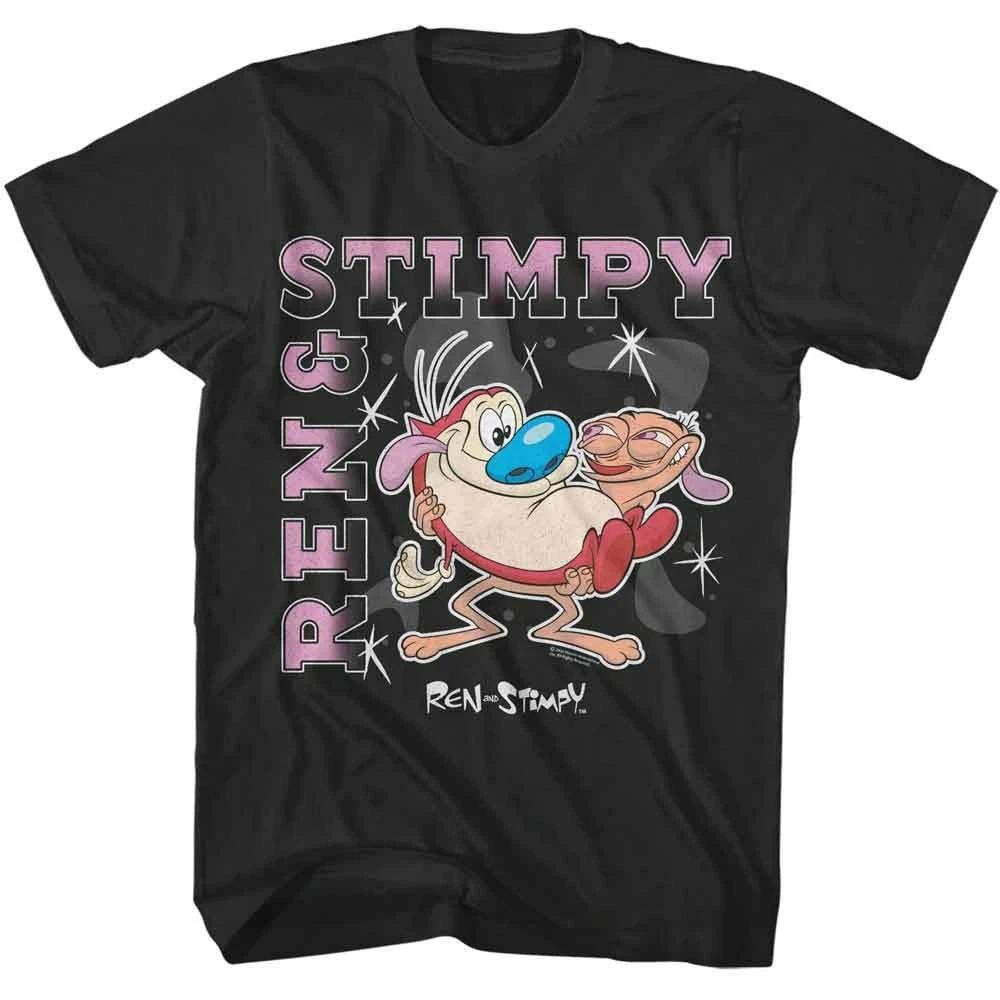 Ren And Stimpy - Gradient Text Shapes Sparkles - American Classics - Smoke 120