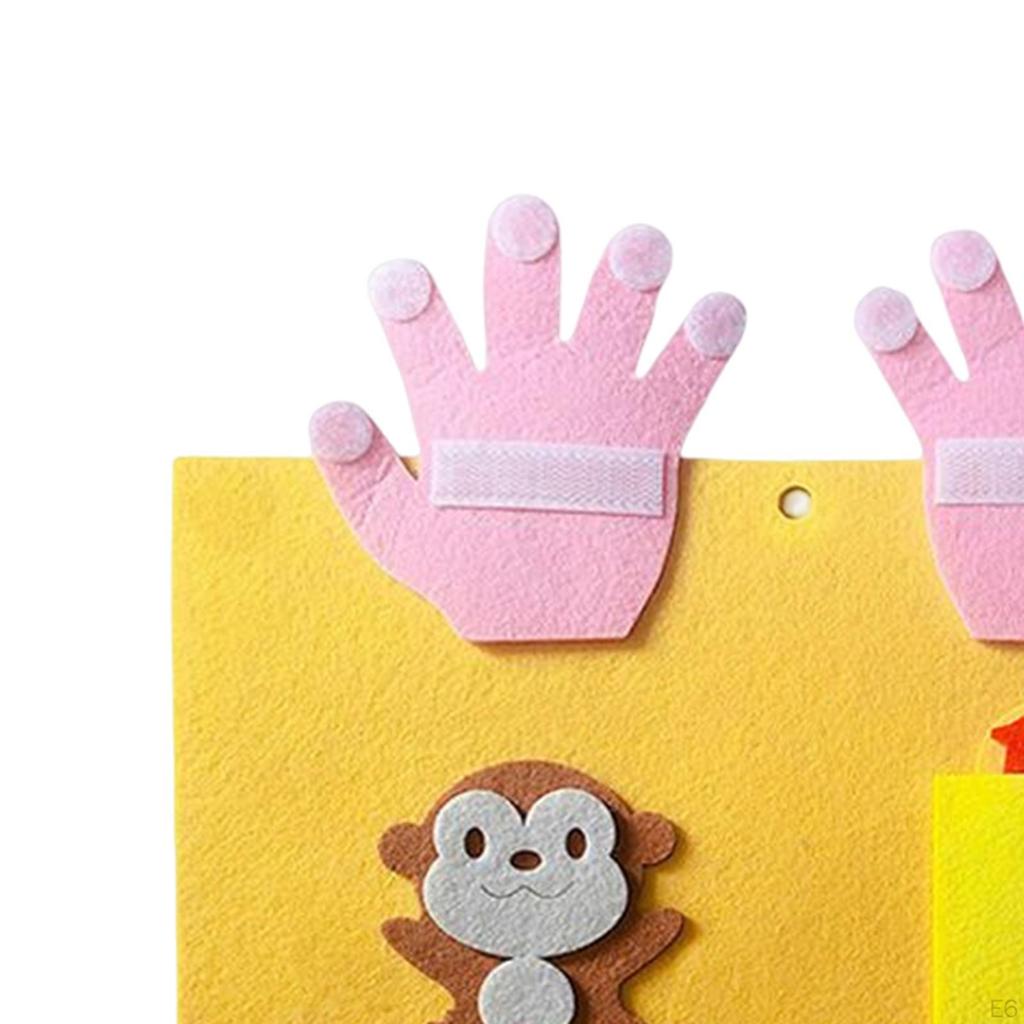 Educational Math Toy Digital Teaching Toys Materials DIY Early Education Non Woven Fabric