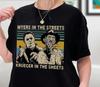 Myers In The Streets Krueger In The Sheets Horror Movie Halloween  Unisex Tee