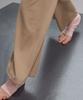 Debiweeo Noah Elastic Waist Wide Pants Devi-B0087-Deep Beige