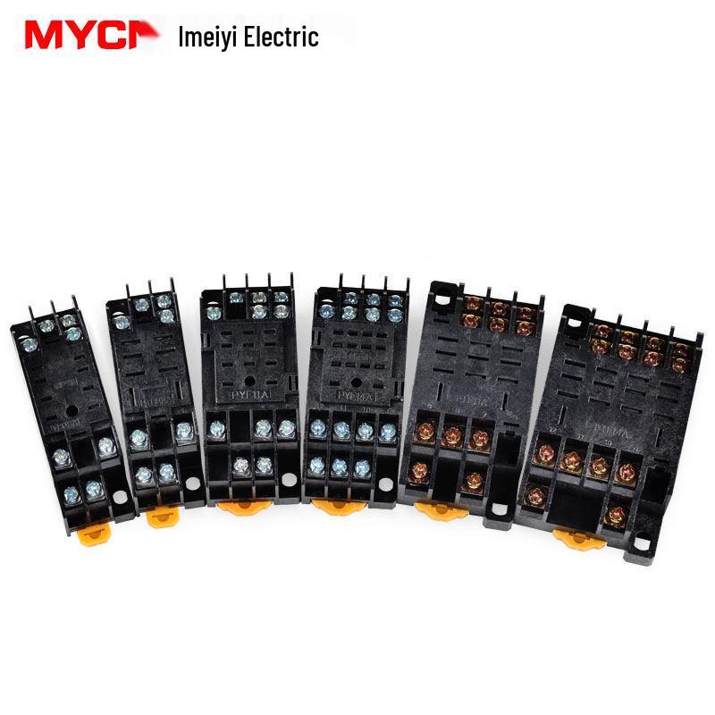 Series PYF08A/PTF11A Relay Socket: HH52P53P54P62P63P64P Base