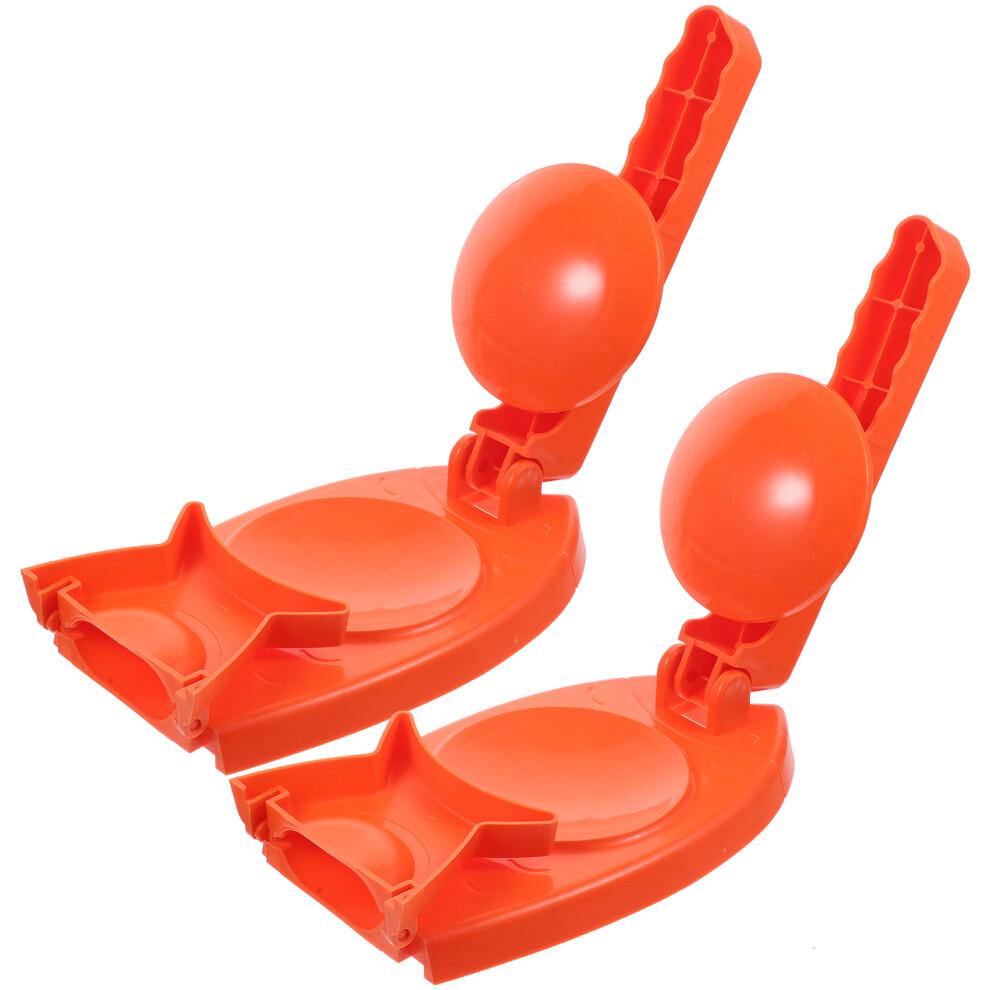 Raindrops Orange Pp Dumpling Maker 2 In 1 Easy To Use For Home 2pcs