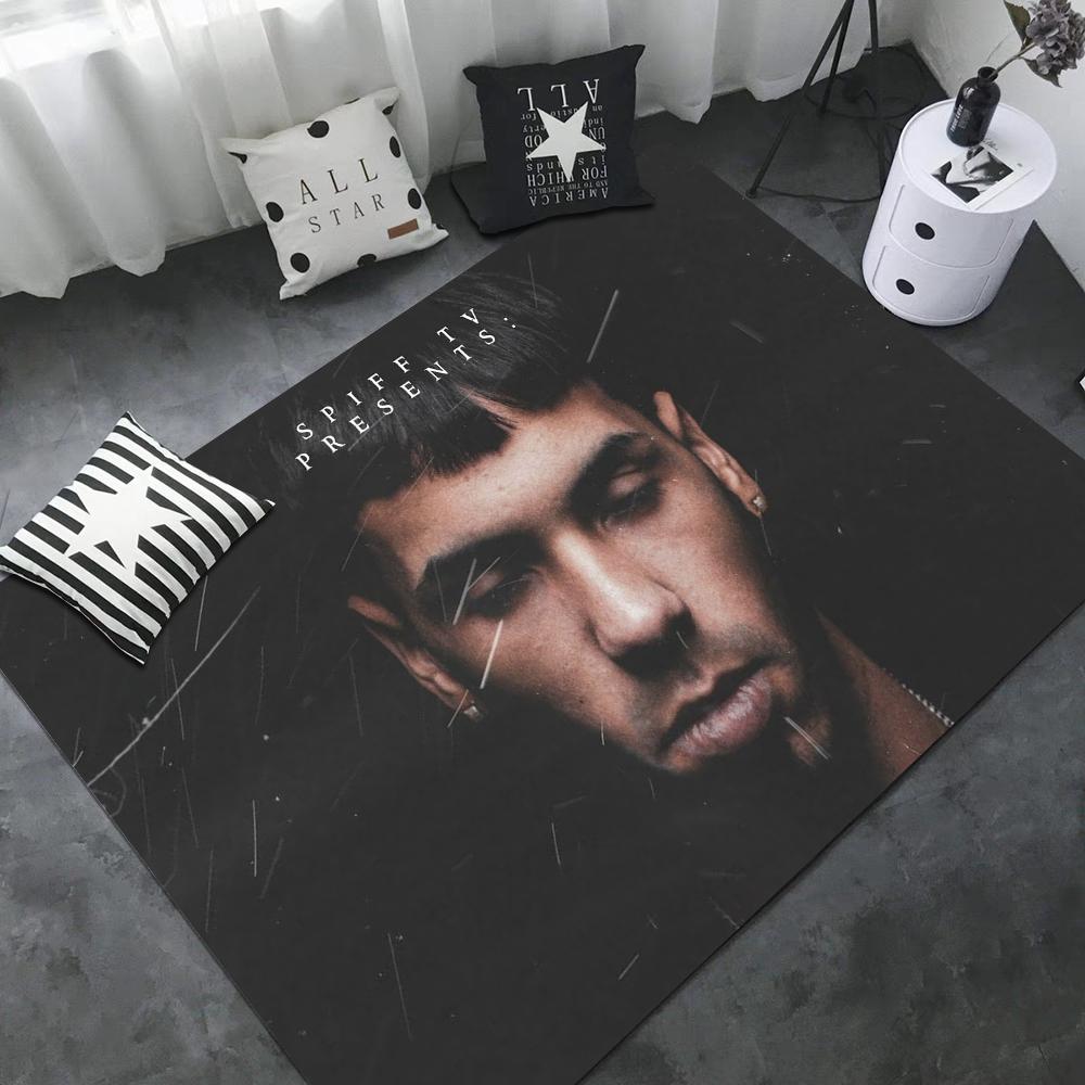 

Rapper Anuel AA Floor Mat Non-Slip Laundry Room Mat Laundry Decor Balcony Child Living Room Household Carpets 40x60cm