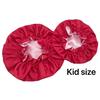 Reversible Double Layered Hair Bonnets for Adults and Kids Mommy and Me Satin Silk Bonnets