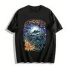 Alien Monster Invasion Earth Graphic Cool Casual Short Sleeve Pure Cotton T-shirt