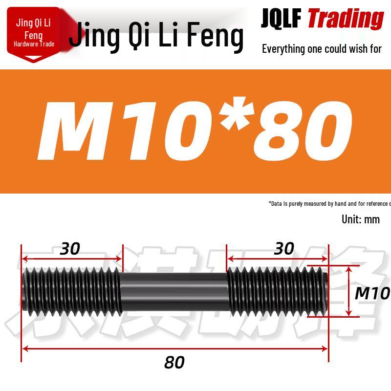 High-Strength Double-Ended Stud Bolt M12-M18 | Grade 8.8 Mold & Press Screw Rod
