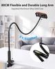 Oatsbasf Flexible Gooseneck Phone Holder for Bed, Bedside, Desk,Headboard,31.5in Long Arm, 360° Rotation Overhead Phone Mount