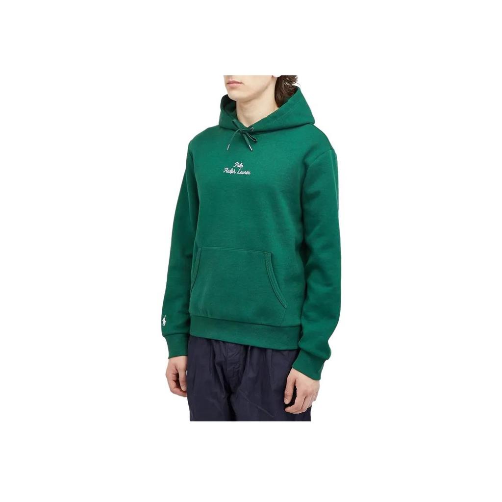 Polo Ralph Lauren Letter Embroidered Loose Fit Hoodie Men Hoodies Green 710936586-015