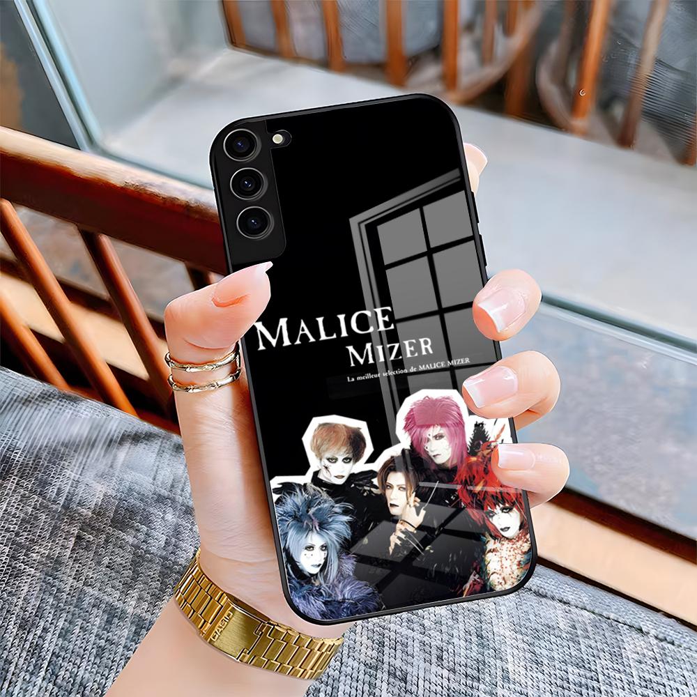 

M-Malice Mizer Rock Band Phone Case For Samsung A25 A13 A33 5G A54 A36 A35 A56 A52 A14 Shockproof Glass Cover Samsung A14