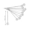 50 Pcs Rhinestones Pin Exquisite Elegant Corsage Boutonniere Pins for Wedding Bouquet Art Design