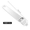 20pcs Stainless Steel Miniature Bottle Openers Safe Rounded Edges for Comfortable Grip Efficient Opening Device