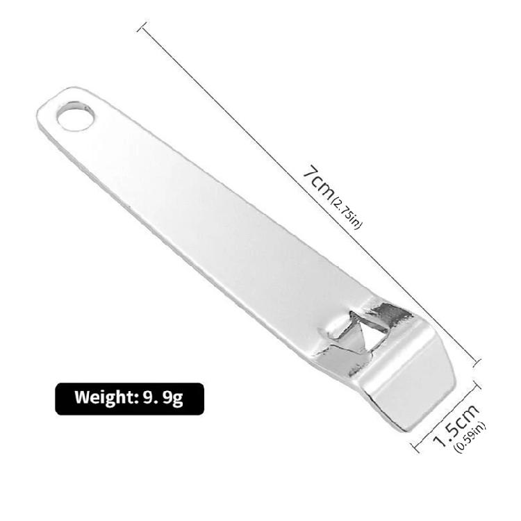 20pcs Stainless Steel Miniature Bottle Openers Safe Rounded Edges for Comfortable Grip Efficient Opening Device