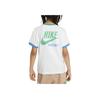 Nike Sportswear Letter Logo Round Neck Casual Short Sleeve T-Shirt Kids tops White HF2119-100