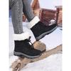 Waterproof Snow Boot Women's Plush Cotton Shoes Ladies Warm  High-top Boots Winter Outdoor Sneakers for Trekking Hiking