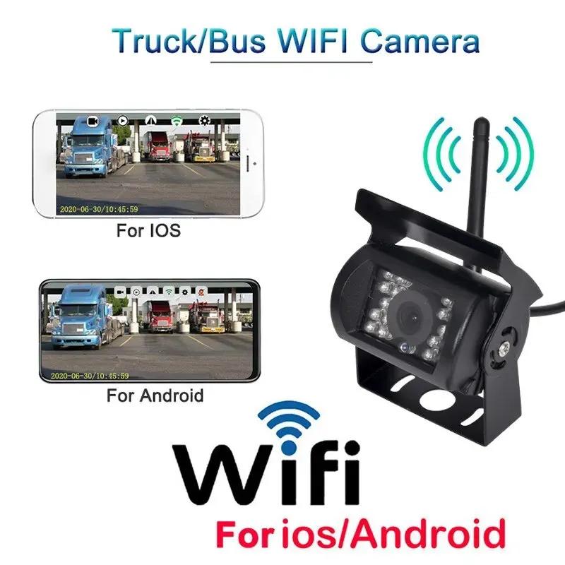 Bileeko WiFi Car Truck RV Trailer Rear View Backup Camera Wireless CCTV For iOS Android