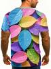 Digital Printing Men'S Casual Sports Short Sleeve Shirt for Summer Home, Outdoor, Casual Personalized Fashion Match