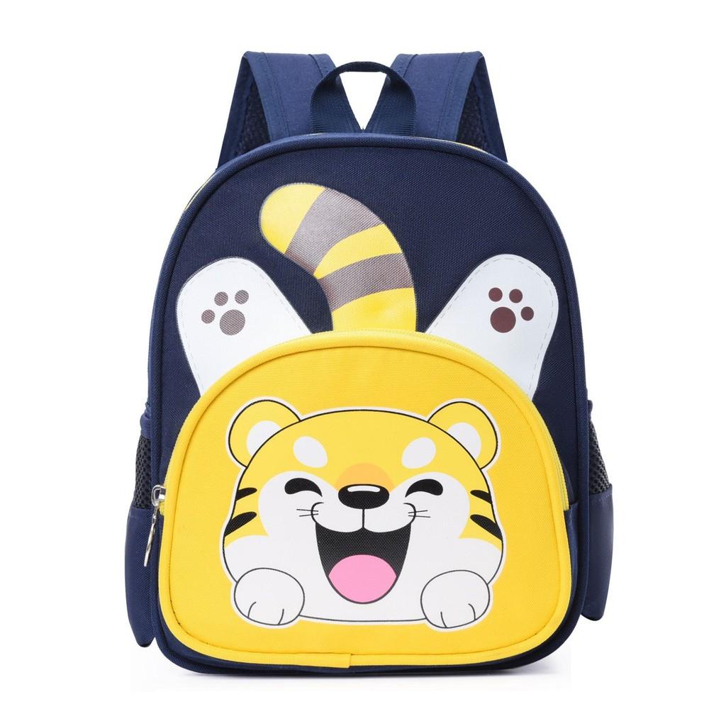 Backpack Kitten Tiger Animal Large Capacity Zipper Adjustable Shoulder Strap