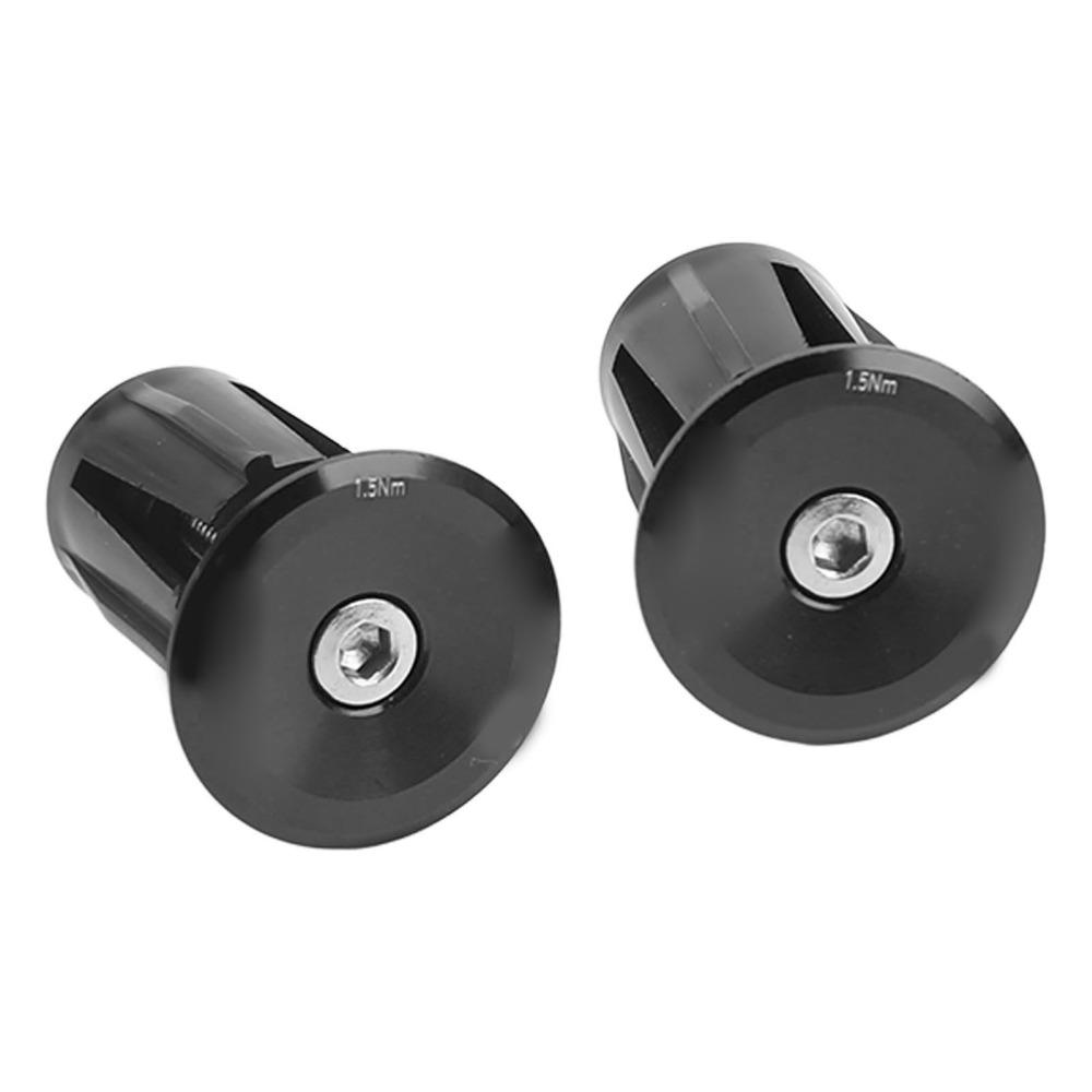 2 Pair Light Weight Handlebar Plug Aluminium Plastic Handlebar End Caps  Bike Maintenance